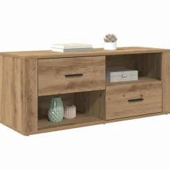 vidaXL TV-skab Artisan Egetræ 100 x 35 x 40 cm Konstrueret træ