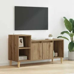 vidaXL TV-skab Artisan Egetræ 100 x 35 x 55 cm Konstrueret træ