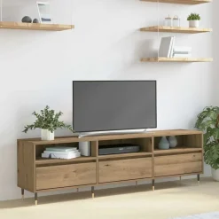 vidaXL TV-skab Artisan Egetræ 150 x 30 x 45 cm Konstrueret træ