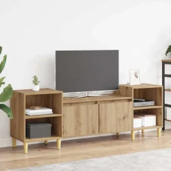 vidaXL TV-skab Artisan Egetræ 160 x 35 x 55 cm Konstrueret træ