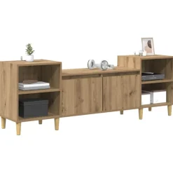 vidaXL TV-skab Artisan Egetræ 160 x 35 x 55 cm Konstrueret træ