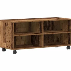 vidaXL TV-skab Brun 90 x 35 x 40.5 cm Konstrueret træ