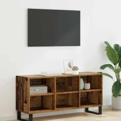 vidaXL TV-skab Gammelt træ 103,5 x 30 x 50 cm Konstrueret træ