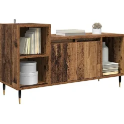 vidaXL TV-skab Gammelt træ 100 x 35 x 55 cm Konstrueret træ