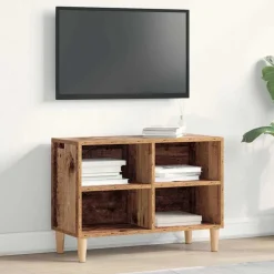 vidaXL TV-skab Gammelt træ 69,5 x 30 x 50 cm Konstrueret træ