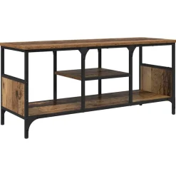 vidaXL TV-skab Gammelt træ 100 x 35 x 45 cm Ingeniørt træ og jern