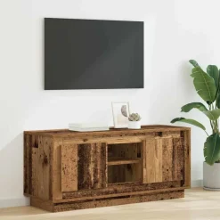 vidaXL TV-skab Gammelt træ 102 x 35 x 45 cm Konstrueret træ