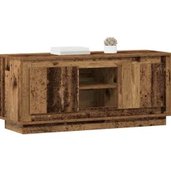 vidaXL TV-skab Gammelt træ 102 x 35 x 45 cm Konstrueret træ