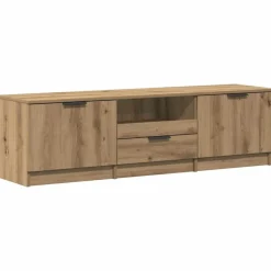 vidaXL TV-skab håndlavet eg 140x35x40 cm konstrueret træ
