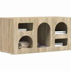 vidaXL TV-skab Sonoma eg 80 x 35 x 40 cm Konstrueret træ