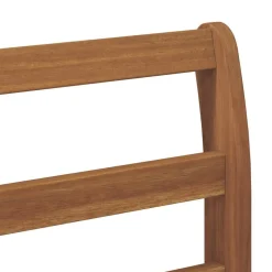 vidaXL Udendørs Mellem Sofa Massivt Akacietræ Naturfarvet