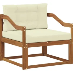 vidaXL Udendørs Mellem Sofa Massivt Akacietræ Naturfarvet