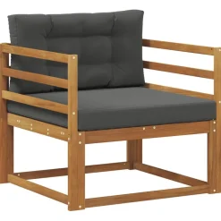 vidaXL Udendørs Mellem Sofa Massivt Akacietræ Naturfarvet