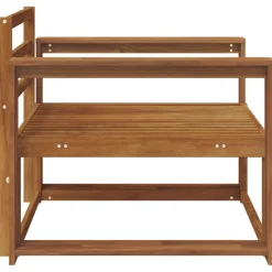 vidaXL Udendørs Mellem Sofa Massivt Akacietræ Naturfarvet