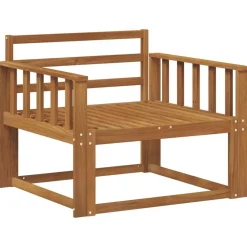 vidaXL Udendørs Mellem Sofa Massivt Akacietræ Naturfarvet