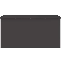 vidaXL Udendørs Opbevaringskasse Sort 100 x 50,5 x 50 cm Stål