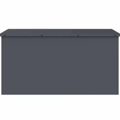 vidaXL Udendørs Opbevaringskasse Antracit 100 x 50,5 x 50 cm Stål