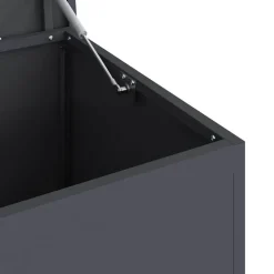 vidaXL Udendørs Opbevaringskasse Antracit 100 x 50,5 x 50 cm Stål