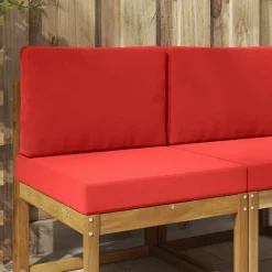 vidaXL Udendørs Sofa Pude 2 pcs Rød Polyester