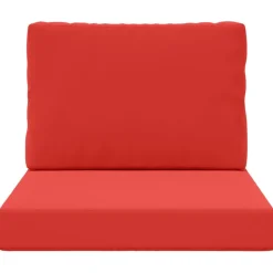 vidaXL Udendørs Sofa Pude 2 pcs Rød Polyester