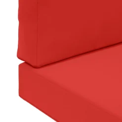 vidaXL Udendørs Sofa Pude 2 pcs Rød Polyester
