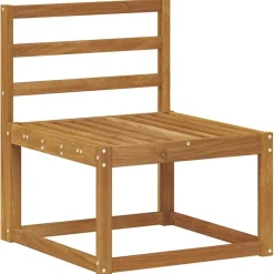 vidaXL Udendørs sofagruppe 4 pcs Naturfarvet