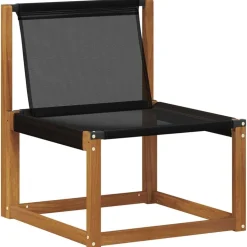 vidaXL Udendørs sofagruppe med pude 4 pcs Naturlig og Beige