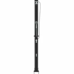 vidaXL Udendørs Solbruser Sort 217 cm PVC og Aluminium