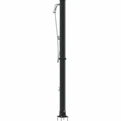 vidaXL Udendørs Solbruser Sort 217 cm PVC og Aluminium
