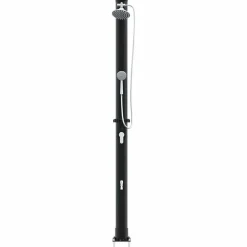 vidaXL Udendørs Solbruser Sort 217 cm PVC og Aluminium