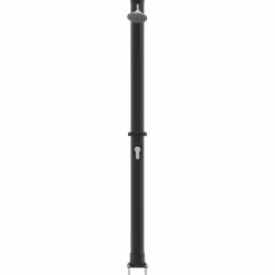 vidaXL Udendørs Solbruser Sort 217 cm PVC og Aluminium