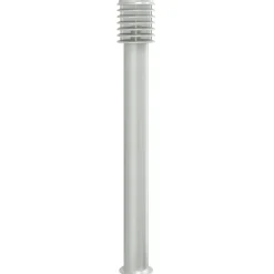 vidaXL udendørs standerlampe 110 cm rustfrit stål sølvfarvet