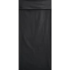 vidaXL Udendørs stol håndklæder 2 pcs Sort 130 x 60 cm