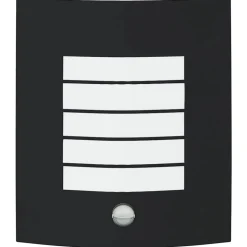 vidaXL Udendørs væglampe Sort 23,5 x 9 x 26 cm