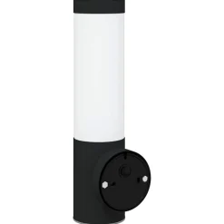 vidaXL Udendørs væglampe Sort 12 x 8,5 x 29 cm