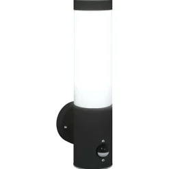vidaXL Udendørs væglampe Sort 12 x 8,5 x 29 cm