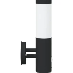 vidaXL Udendørs væglampe Sort 15 x 7,5 x 33 cm