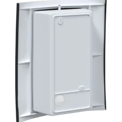 vidaXL Udendørs væglampe Sort 23,5 x 9 x 26 cm