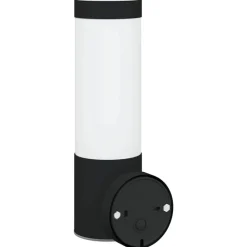 vidaXL Udendørs væglampe Sort 12 x 8,5 x 27 cm