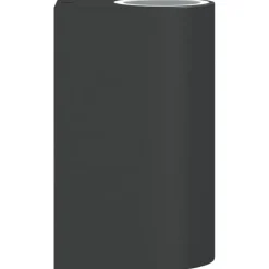 vidaXL udendørs væglampe trykstøbt aluminium sort