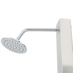 vidaXL udendørsbruser lige design rustfrit stål