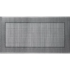vidaXL udendørstæppe 80x150 cm PP grå