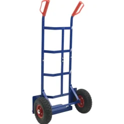 vidaXL Udvidelig håndvogn Blå og Rød 57 x 46 x 113 cm Stål