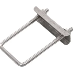 vidaXL U-formet forbindelsesklemme til hegn 25 sæt 60 x 40 mm