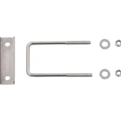 vidaXL U-formet forbindelsesklemme til hegn 25 sæt 60 x 40 mm
