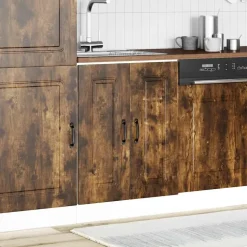 vidaXL underskab til vask Kalmar 60x46x81,5cm konstrueret træ røget eg