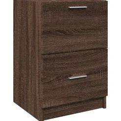 vidaXL underskab 40x37x59 cm konstrueret træ brun egetræsfarve