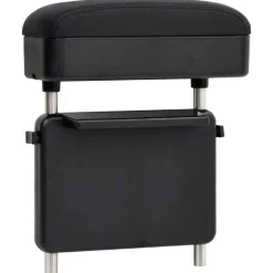 vidaXL universelt armlæn til bil 23x8x(30-38) cm ABS sort