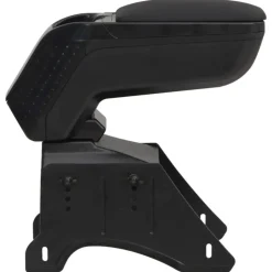 vidaXL universelt armlæn til bil 13x33x(33-53) cm ABS sort