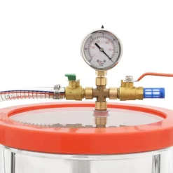 vidaXL vakuumkammer med 2-trins pumpe 7,4 l
